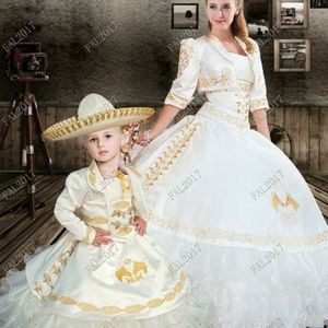 Quinceañera dressing and wedding